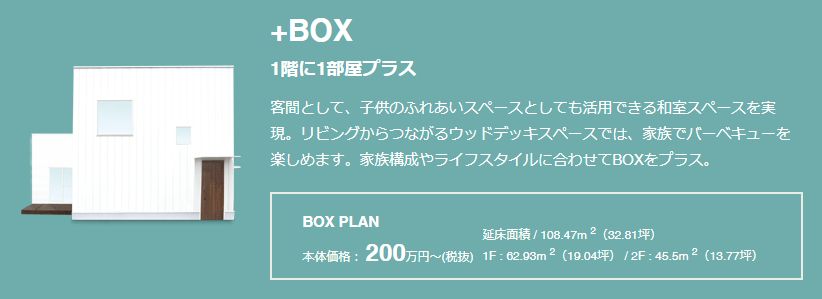 ゼロキューブ　+BOX