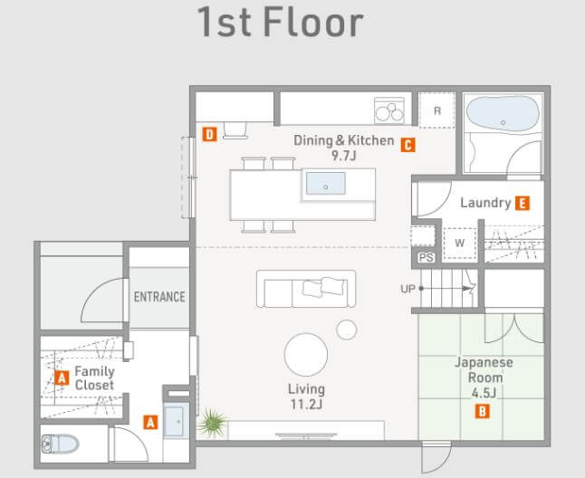 アイフルホーム　すごい家　間取り図1Ｆ