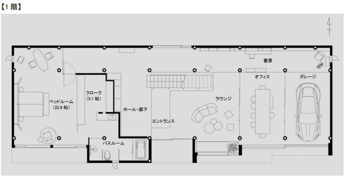 ラウムフレックス　間取り1階