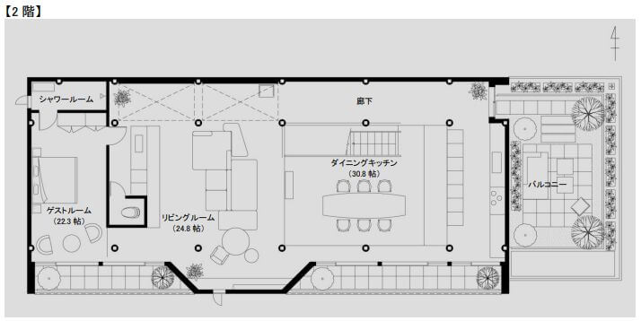 ラウムフレックス　間取り2階