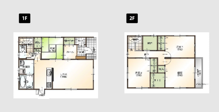 ニコニコ住宅　４ＬＤＫ(EW-144)間取りプラン